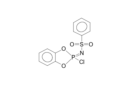 2-CHLORO-2-N-PHENYLSULPHONYLIMINO-4,5-BENZO-1,3,2-DIOXAPHOSPHOLANE