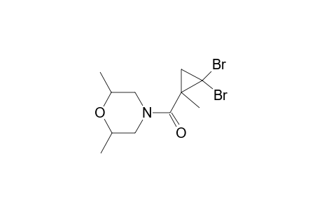 4-[(2,2-dibromo-1-methylcyclopropyl)carbonyl]-2,6-dimethylmorpholine
