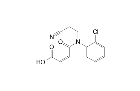 2-Butenoic acid, 4-[(2-chlorophenyl)(2-cyanoethyl)amino]-4-oxo-, (Z)-