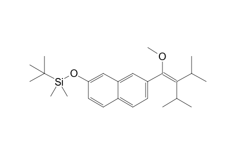 1,1-Diisopropyl-2-methoxy-2-[7-(tert-butyldimethylsiloxy)-2-naphthyl]ethylene