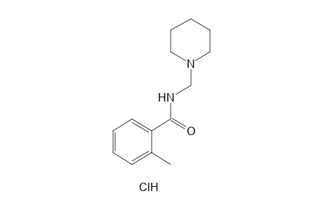 N-(PIPERIDINOMETHYL)-o-TOLUAMIDE, HYDROCHLORIDE