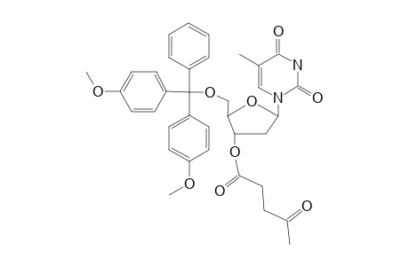 5'-o-(4,4'-Dimethoxytrityl)-3'-o-(4-oxopentanoyl)-2'-desoxy-thymidine