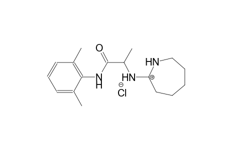 N-(azepan-2-ylidene)-1-((2,6-dimethylphenyl)amino)-1-oxopropan-2-aminium chloride