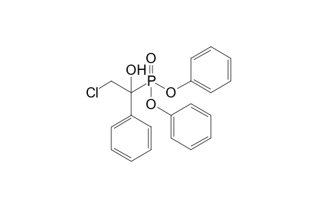 Diphenyl (2-Chloro-1-hydroxy-1-phenylethyl)phosphonate