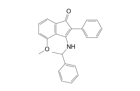 2-Phenyl-4-methoxy-3-[(1'-phenylethyl)amino]inden-1-one