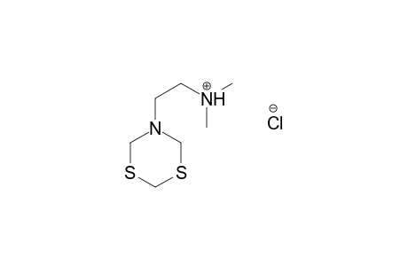 2-(1,3,5-dithiazinan-5-yl)-N,N-dimethylethanaminium chloride
