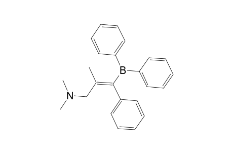 (2Z)-3-(Diphenylboryl)-N,N,2-trimethyl-3-phenyl-2-propen-1-amine