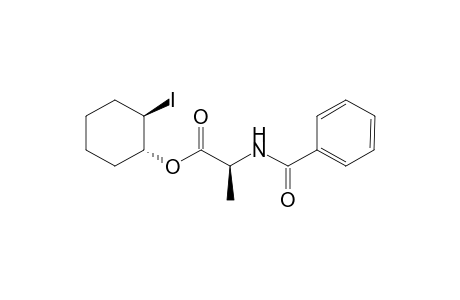 (S)-2-Benzoylamino-propionic acid (1R,2R)-2-iodo-cyclohexyl ester