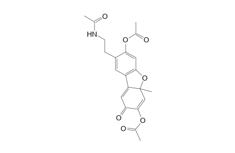 8-[2-(Acetamido)ethyl]-2,4a-dihydro-4a-methyl-2-oxodibenzofuran-3,7-diyl Diacetate