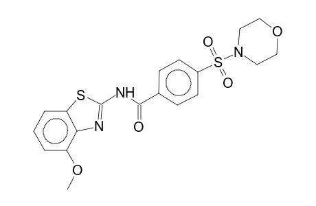 N-(4-methoxy-2-benzothiazolyl)-4-morpholinosulphonylbenzamide
