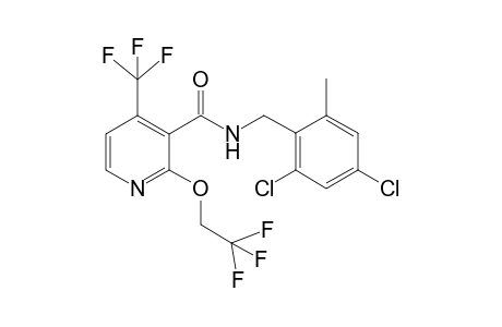 N-(2,4-Dichloro-6-methylbenzyl)-2-(2,2,2-trifluoroethoxy)-4-(trifluoromethyl)nicotinamide