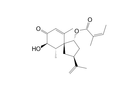 (3R,4S,5R,7S,9R)-3-Hydroxy-9-[(tigloyl)oxy]-Solavetivone