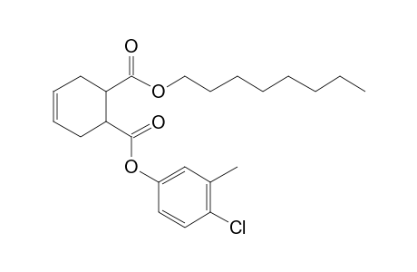 cis-Cyclohex-4-en-1,2-dicarboxylic acid, 4-chloro-3-methylphenyl octyl ester