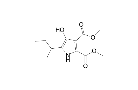 Dimethyl 4-hydroxy-5-sec-butyl-1H-pyrrole-2,3-dicarboxylate