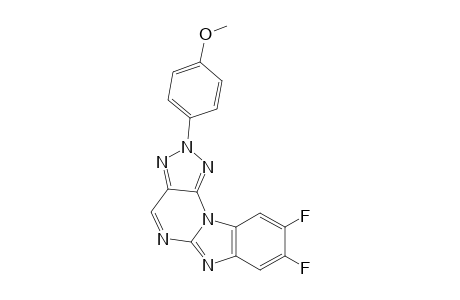 8,9-Difluoro-2-(4-methoxyphenyl)-2H-benzo[4,5]imidazo[1,2-a]-[1,2,3]triazolo[4,5-e]pyrimidine