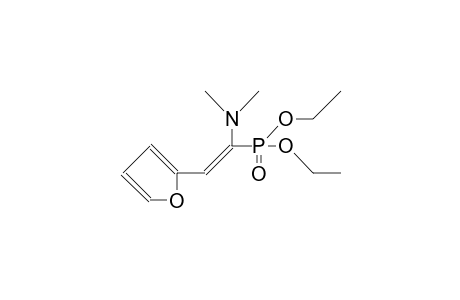 (2-Furyl-1-dimethylamino-vinyl)-phosphonic acid, diethyl ester