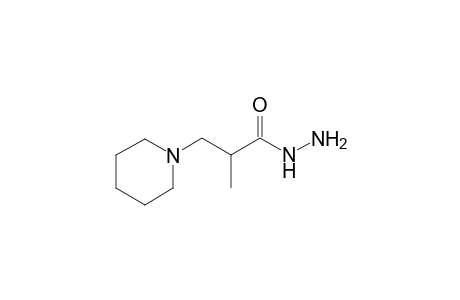 1-piperidinepropanoic acid, alpha-methyl-, hydrazide