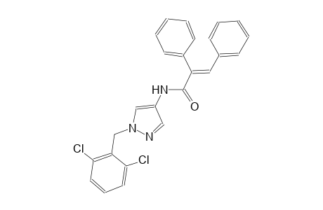 (2E)-N-[1-(2,6-dichlorobenzyl)-1H-pyrazol-4-yl]-2,3-diphenyl-2-propenamide