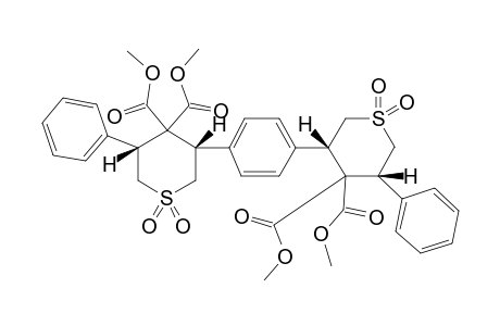 DIMETHYL-3,3'-(1,4-PHENYLENE)-BIS-(5-PHENYL-TETRAHYDRO-4H-THIOPYRAN-4,4-DICARBOXYLATE-1,1-DIOXIDE)