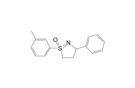 3-Phenyl-1-(m-tolyl)-4,5-dihydro-3H-isothiazole 1-oxide