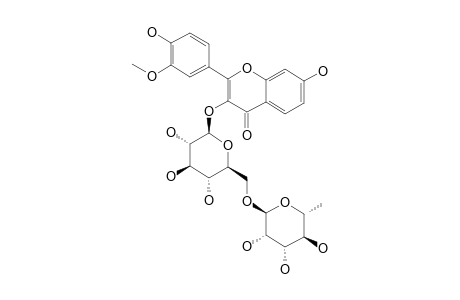 5-DEOXYISORHAMNETIN-3-O-ALPHA-L-RHAMNOPYRANOSYL-(1'''->6'')-BETA-D-GLUCOPYRANOSIDE
