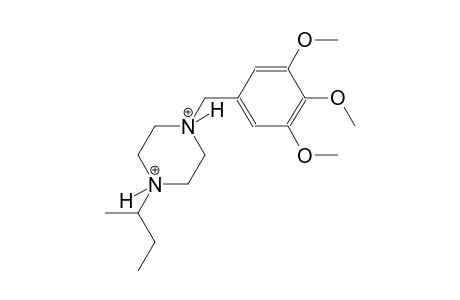 1-sec-butyl-4-(3,4,5-trimethoxybenzyl)piperazinediium