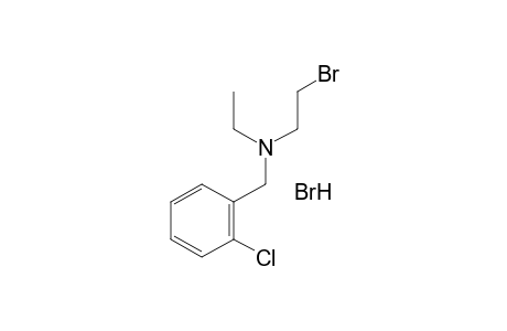 N-(2-BROMOETHYL)-o-CHLORO-N-ETHYLBENZYLAMINE, HYDROBROMIDE