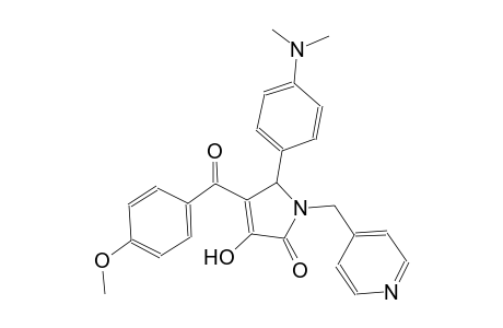 2H-pyrrol-2-one, 5-[4-(dimethylamino)phenyl]-1,5-dihydro-3-hydroxy-4-(4-methoxybenzoyl)-1-(4-pyridinylmethyl)-