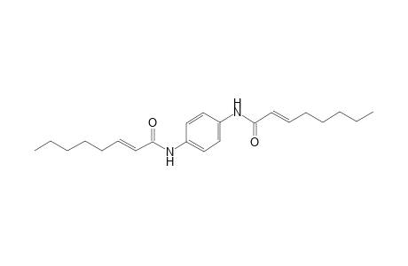 (2E)-N-(4-[(2E)-2-Octenoylamino]phenyl)-2-octenamide