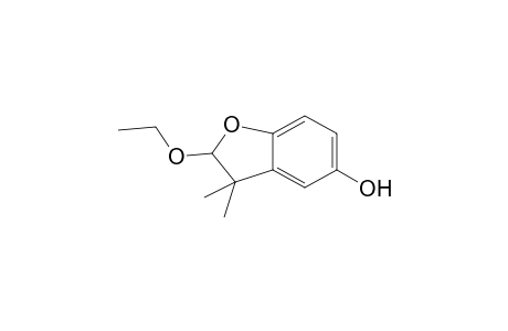5-Benzofuranol, 2-ethoxy-2,3-dihydro-3,3-dimethyl-