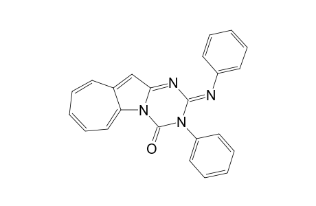 2-Phenylimino-3-phenyl-2,3,4,4a-tetrahydro-1,3,4a-triazabenz[a]azulen-4-one