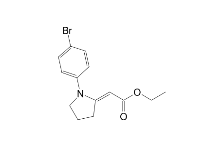 (2E)-2-[1-(4-bromophenyl)-2-pyrrolidinylidene]acetic acid ethyl ester