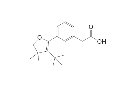 4-tert-Butyl-5-[3-(carboxymethyl)phenyl]-3,3-dimethyl-2,3-dihydrofuran