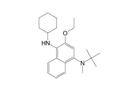 1-Cyclohexylamino-4-(t-butylmethylamino)-2-ethoxynaphthalene