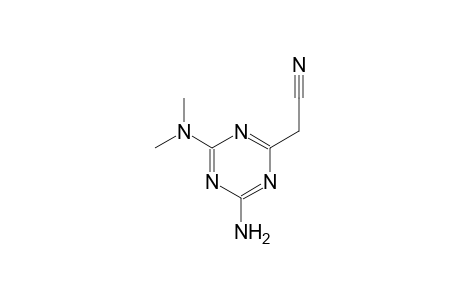 1,3,5-triazine-2-acetonitrile, 4-amino-6-(dimethylamino)-