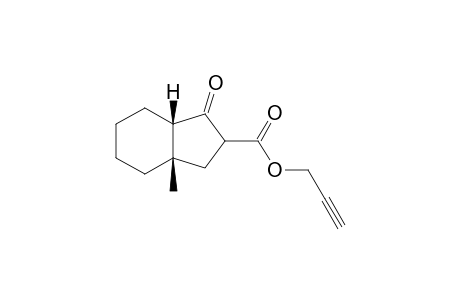(3aS,7aS)-3-keto-7a-methyl-2,3a,4,5,6,7-hexahydro-1H-indene-2-carboxylic acid propargyl ester