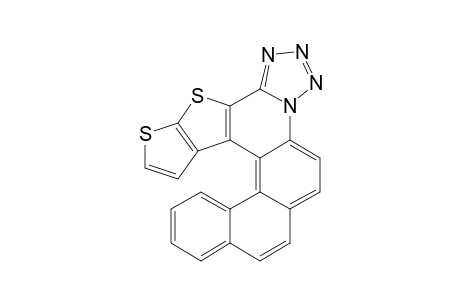 THIENO-[3',2':4,5]-THIENO-[2,3-C]-NAPHTO-[1,2-F]-TETRAZOLO-[1,5-A]-QUINOLINE