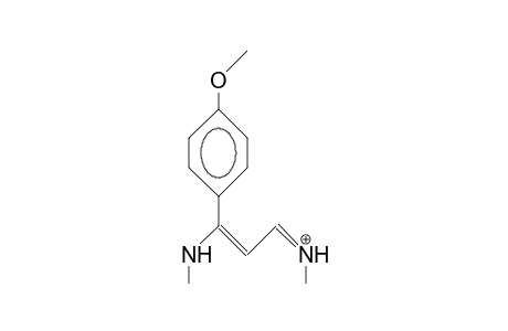 N-Methyl-3-(4-anisyl)-3-methylamino-propylidene-ammonium