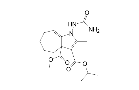 3-Isopropyl 3a-methyl 1-[(aminocarbonyl)amino]-2-methyl-1,3a,4,5,6,7-hexahydrocyclohepta[b]pyrrole-3,3a-dicarboxylate