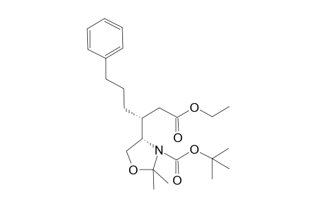 (4S,1'R)-(1'-Ethoxycarbonylmethyl-4'-phenylbutyl)-2,2-dimethyloxazolidine-3-carboxylic acid tert-butyl ester