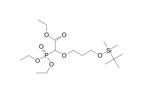 2-[3-[tert-butyl(dimethyl)silyl]oxypropoxy]-2-diethoxyphosphoryl-acetic acid ethyl ester