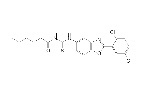 N-[2-(2,5-dichlorophenyl)-1,3-benzoxazol-5-yl]-N'-hexanoylthiourea