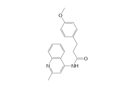 3-(4-Methoxyphenyl)-N-(2-methyl-4-quinolinyl)propanamide