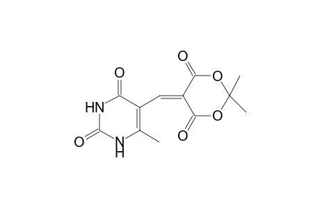 5-[2'-(4",6"-Dioxo-2",2"-dimethyl-[1,3]dioxan-5"-yl)methylidene]-6-methyl-1,2,3,4-tetrahydropyrimidine-2,4-dione