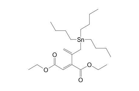 Diethyl 2-[1-(tributylstannylmethyl)vinyl]butenedioate