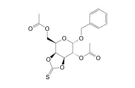 Benzyl 2,6-Di-O-acetyl-3,4-O-thiocarbonyl-.alpha.-D-galactopyranoside