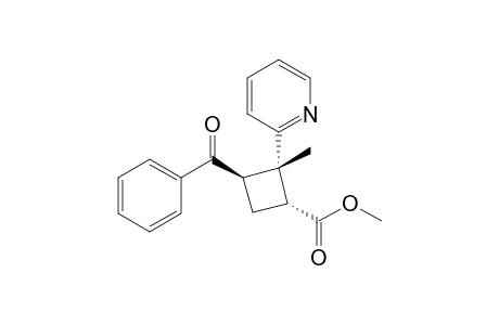 4.beta.-Benzoyl-2.alpha.-methoxycarbonyl-1.beta.-methyl-1.alpha.-(2-pyridyl)cyclobutane