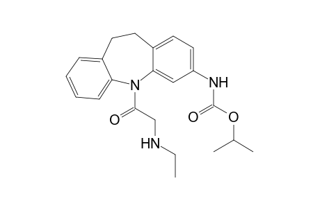 Isopropyl 5-[(ethylamino)acetyl]-10,11-dihydro-5H-dibenzo[b,f]azepin-3-ylcarbamate