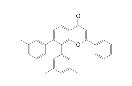 7,8-Bis(3,5-dimethylphenyl)-2-phenyl-4H-chromen-4-one