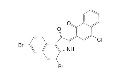 4,7-Dibromo-2-(4-chloro-1-oxonaphthalen-2(1H)-ylidene)-2,3-dihydro-1H-benzo[e]indol-1-one